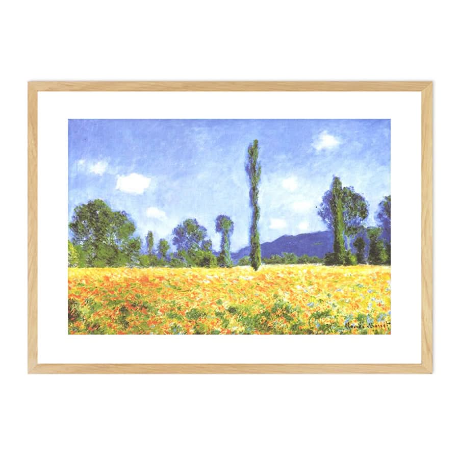 Poppy Field by Claude Monet