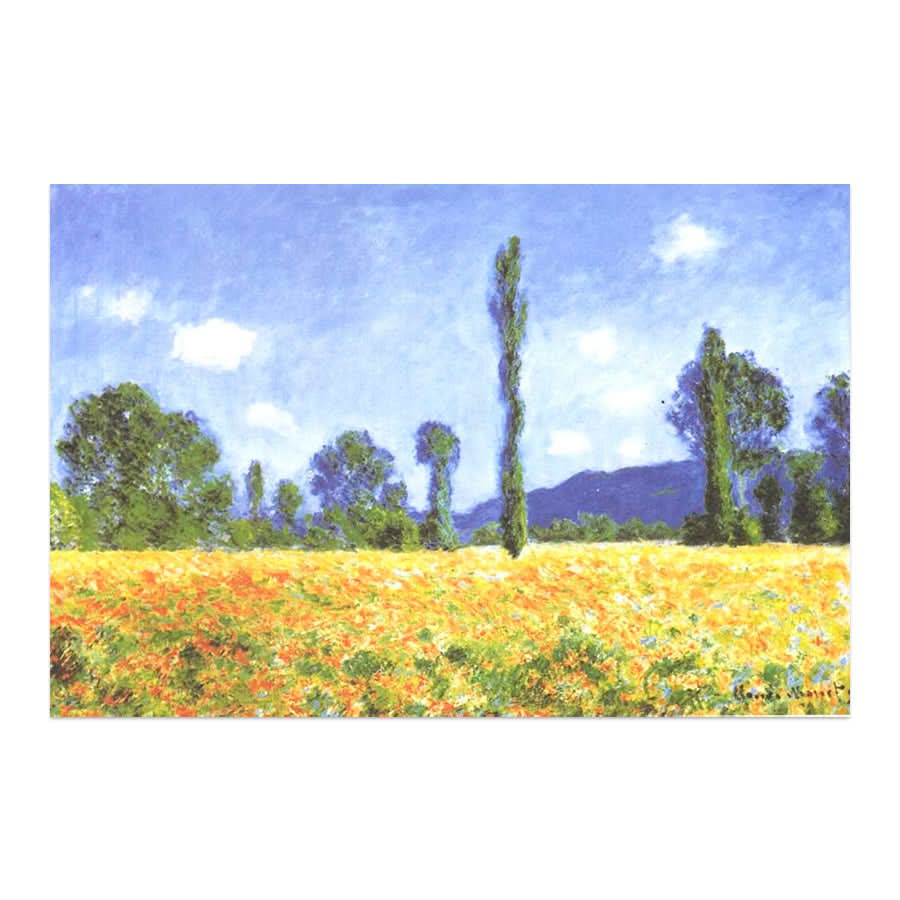 Poppy Field by Claude Monet