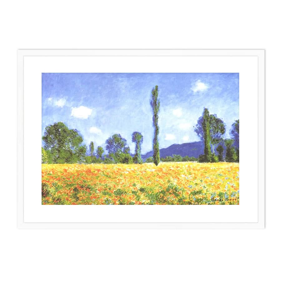 Poppy Field by Claude Monet