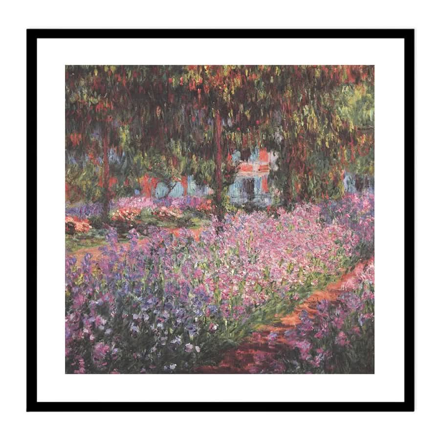 Garden in Giverny by Claude Monet