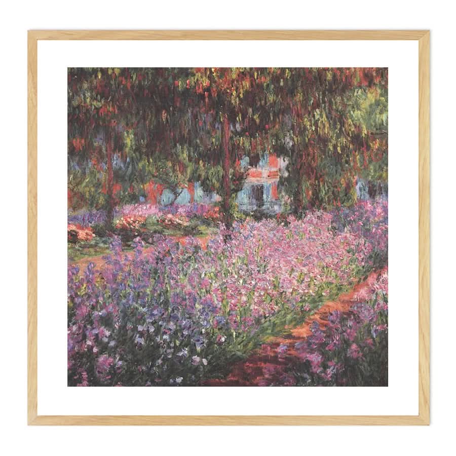 Garden in Giverny by Claude Monet