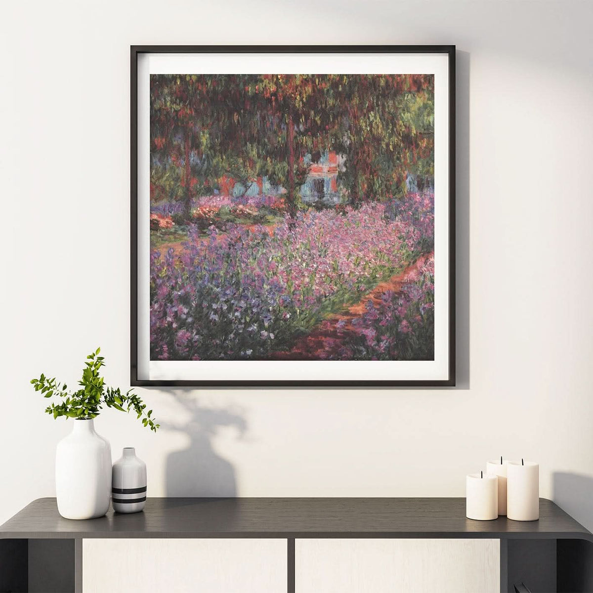 Garden in Giverny by Claude Monet