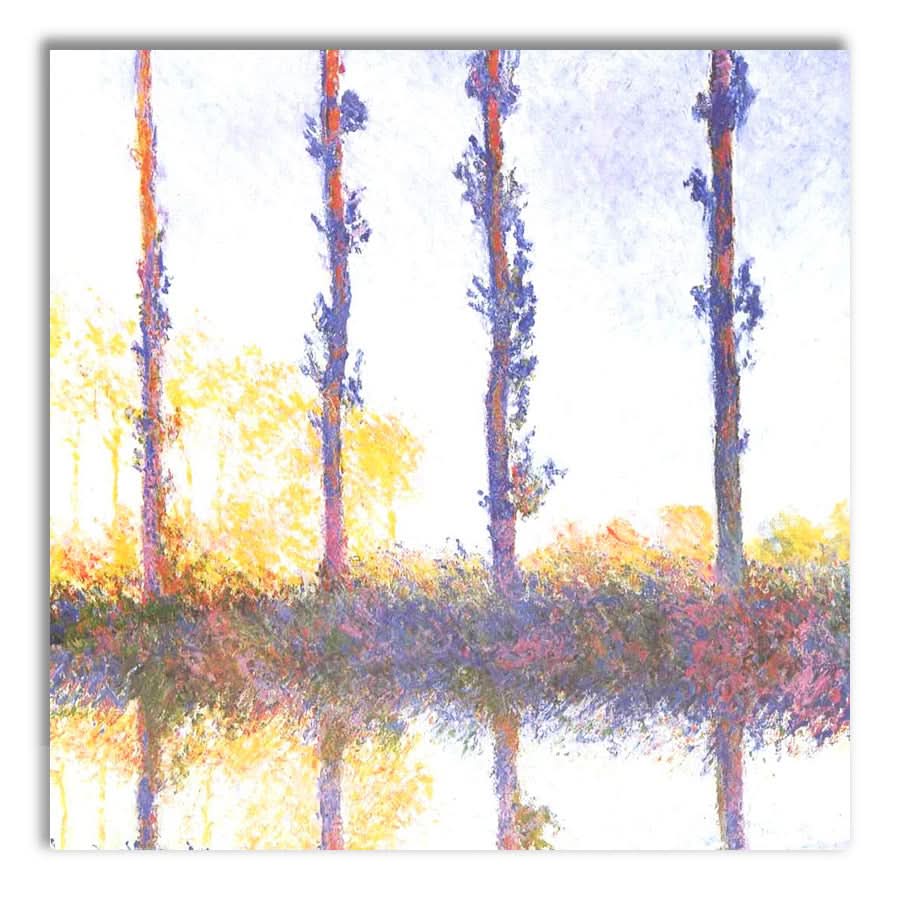 Cottonwood by Claude Monet