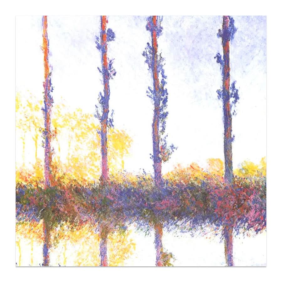 Cottonwood by Claude Monet
