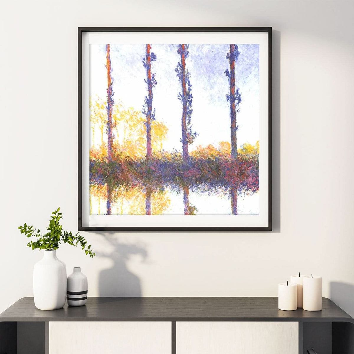 Cottonwood by Claude Monet