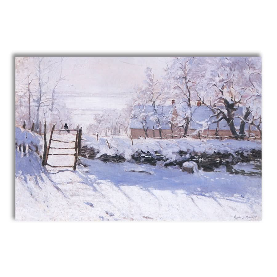 The Magpie by Claude Monet