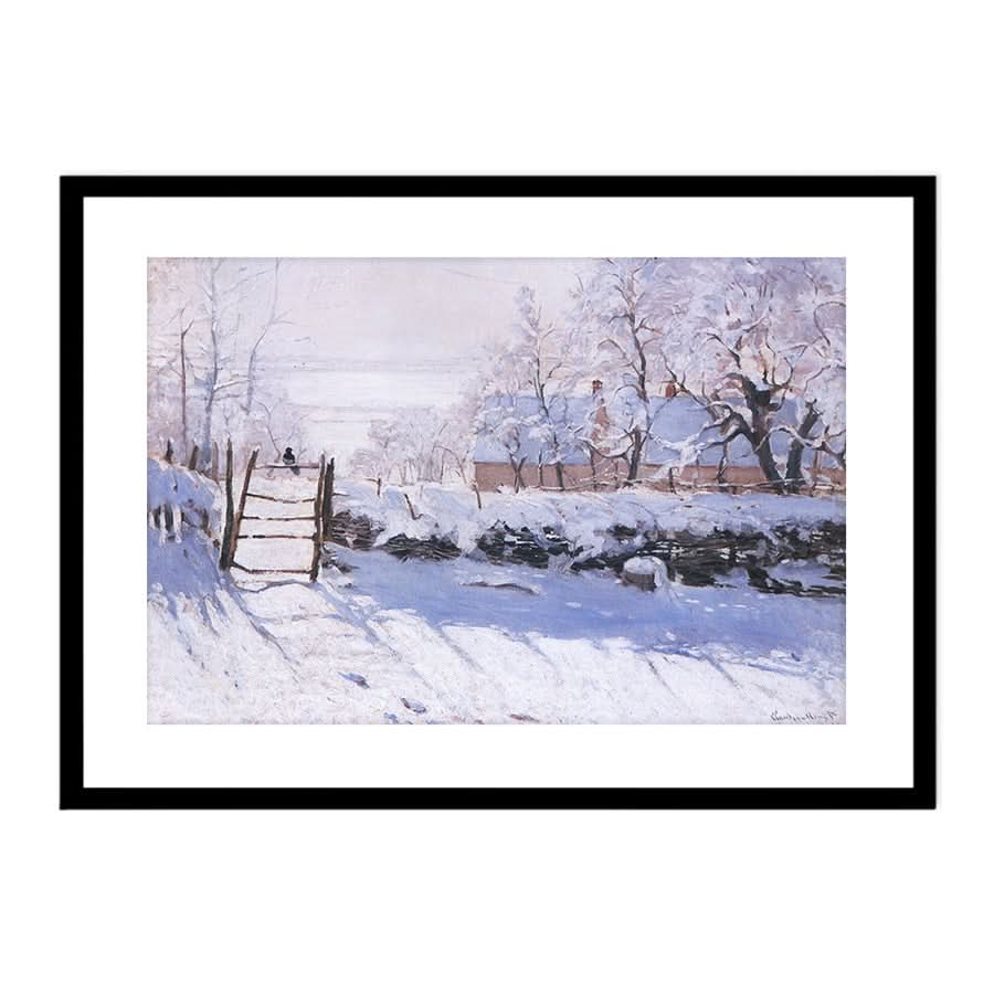 The Magpie by Claude Monet