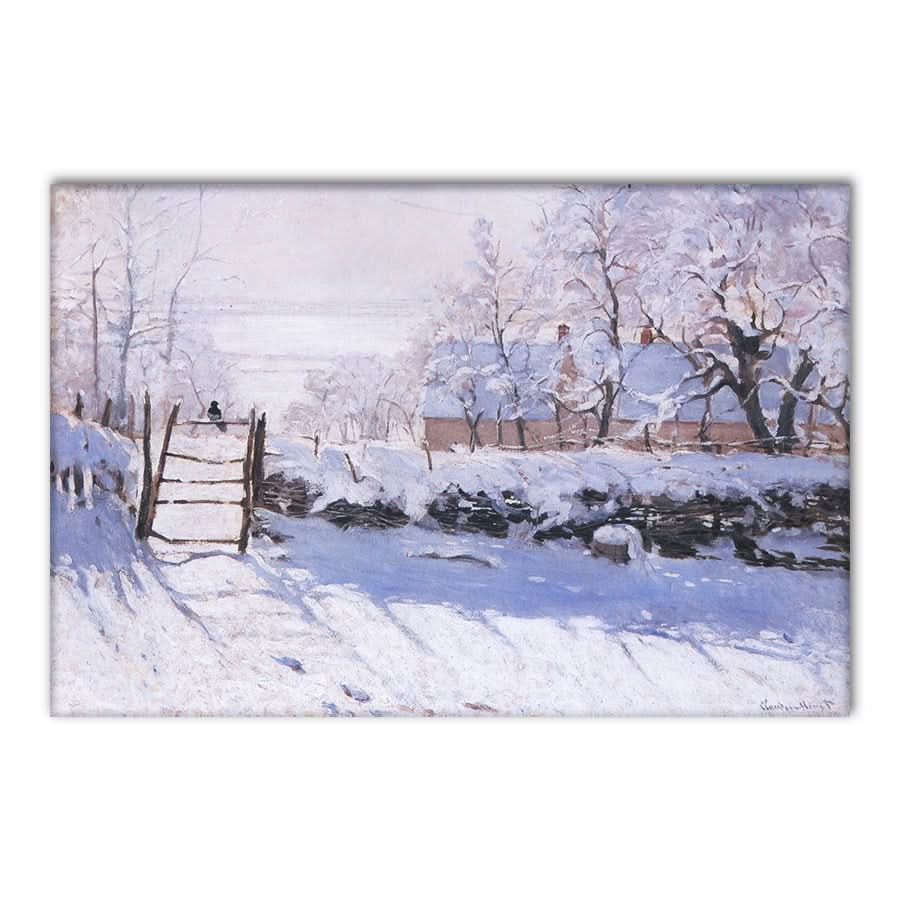 The Magpie by Claude Monet