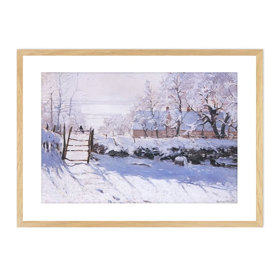 The Magpie by Claude Monet