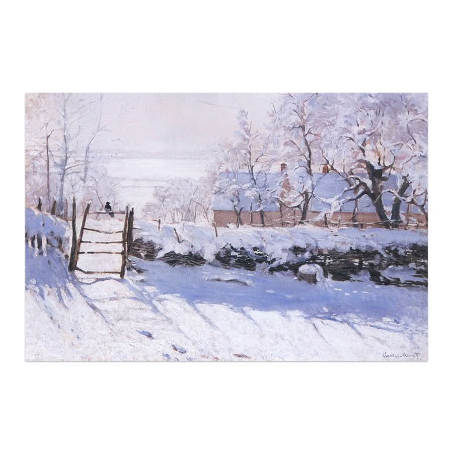 The Magpie by Claude Monet