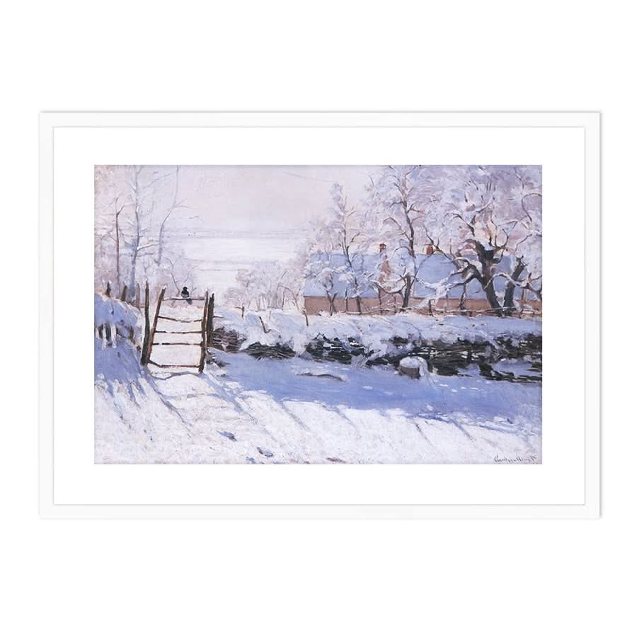 The Magpie by Claude Monet