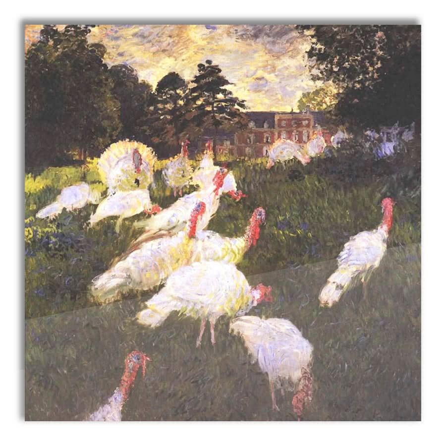 Wild Turkey by Claude Monet