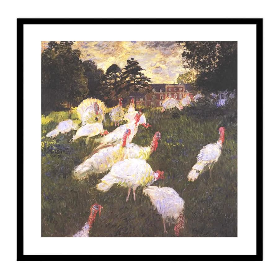 Wild Turkey by Claude Monet