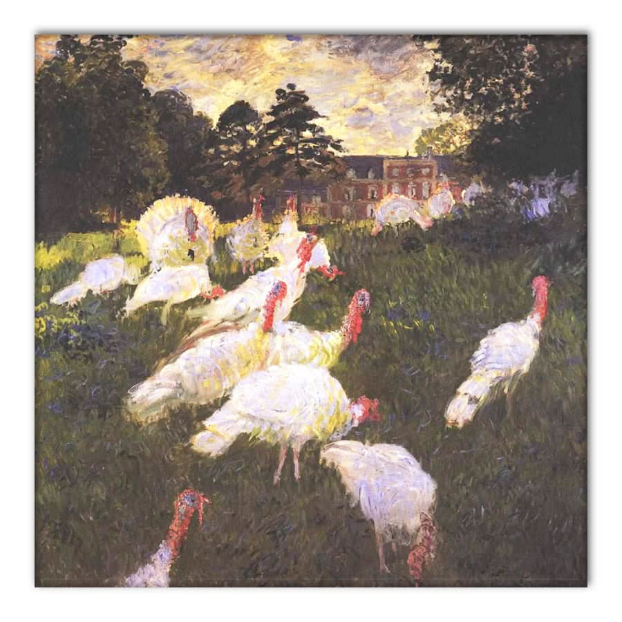 Wild Turkey by Claude Monet