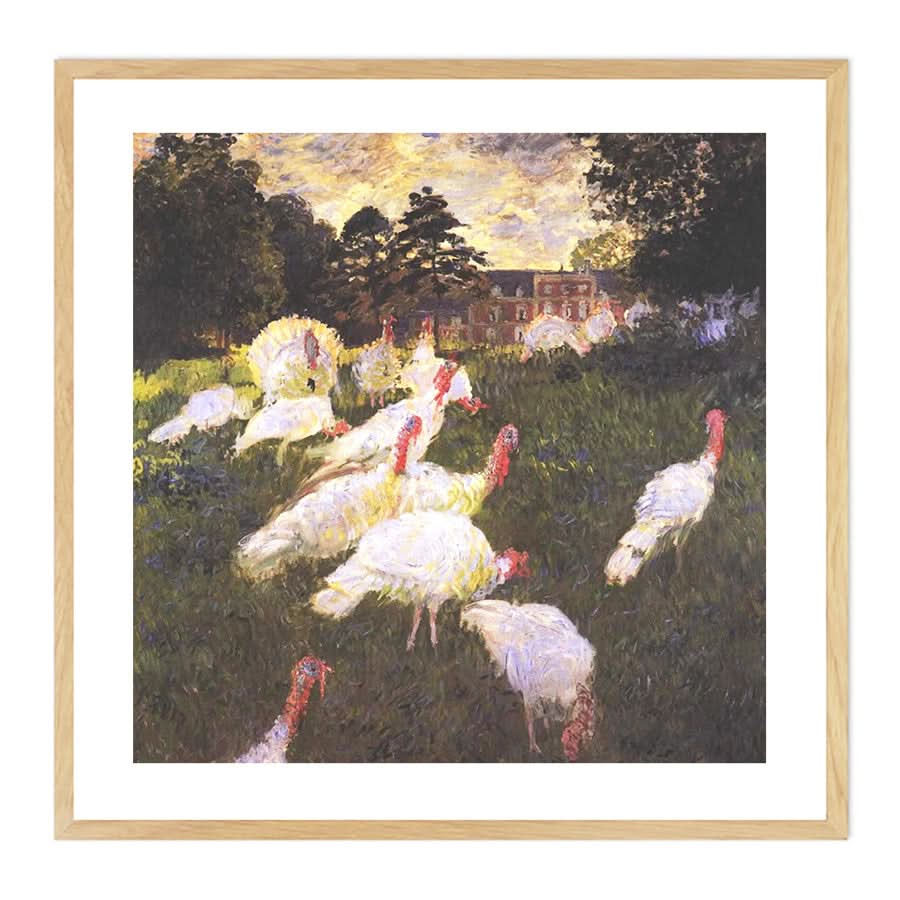 Wild Turkey by Claude Monet