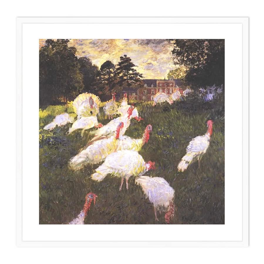 Wild Turkey by Claude Monet