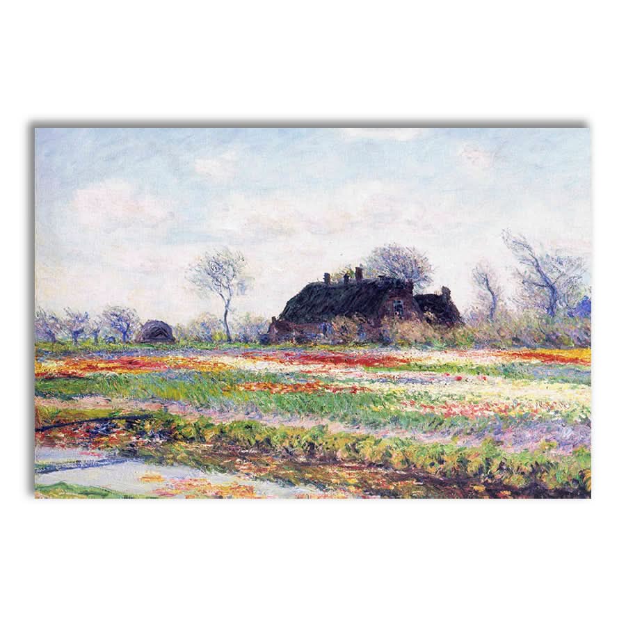 Tulip Fields at Sassenheim, Near Leiden by Claude Monet