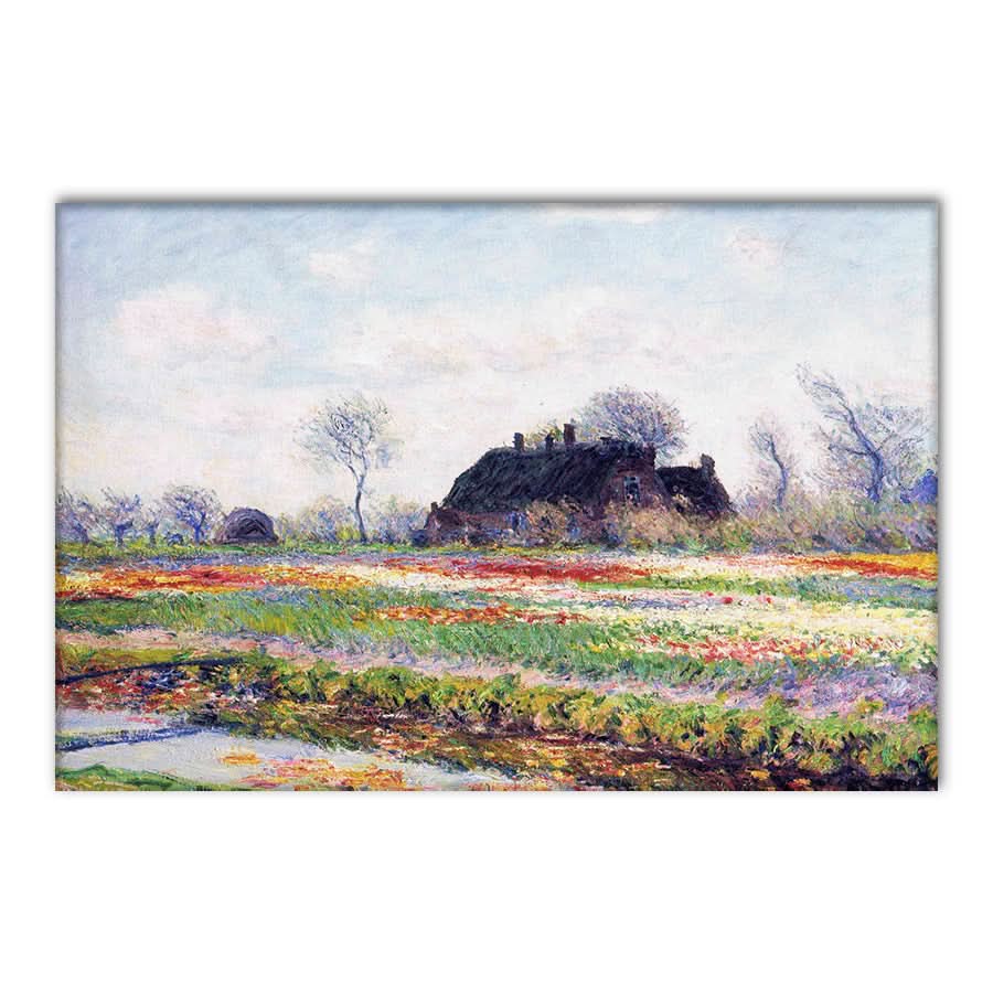 Tulip Fields at Sassenheim, Near Leiden by Claude Monet