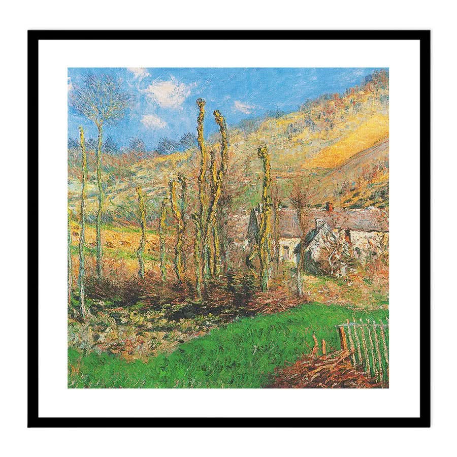 Winter Landscape at the Val de Falaise, Giverny by Claude Monet