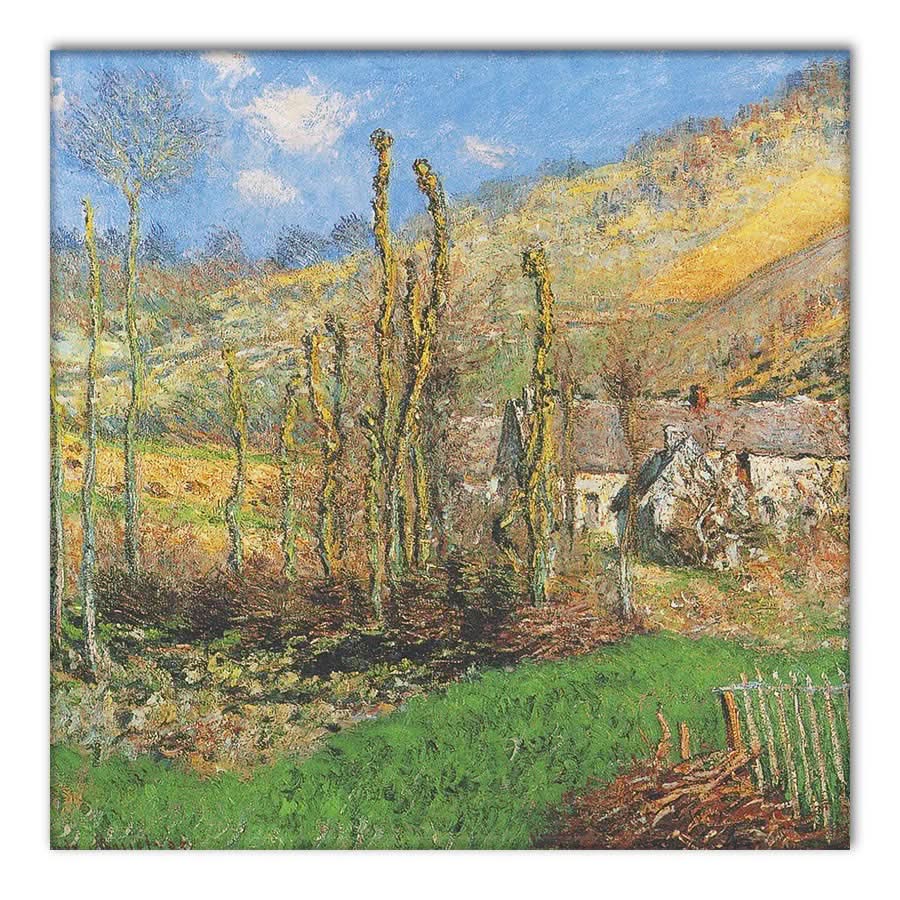 Winter Landscape at the Val de Falaise, Giverny by Claude Monet