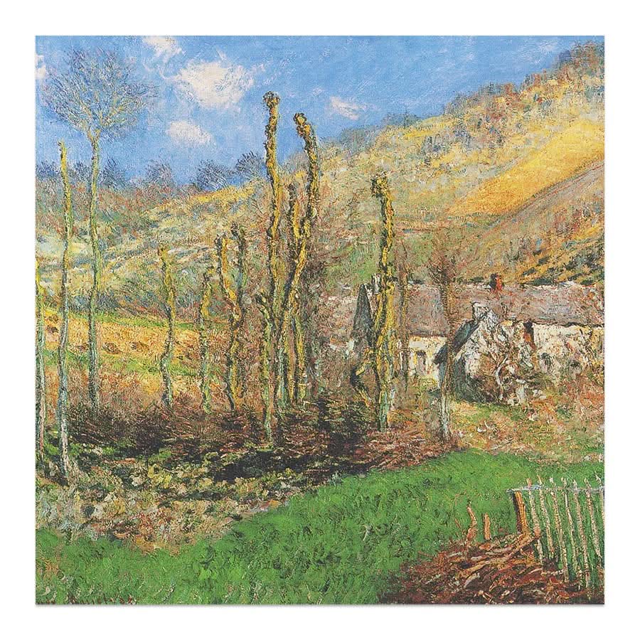Winter Landscape at the Val de Falaise, Giverny by Claude Monet
