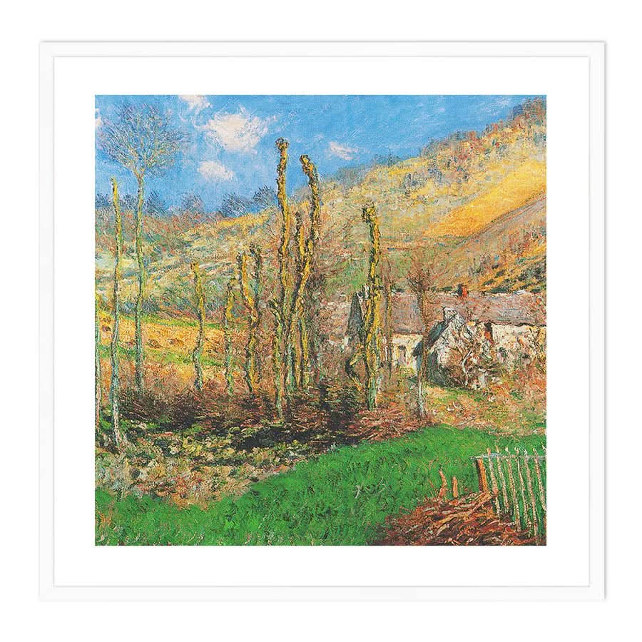Winter Landscape at the Val de Falaise, Giverny by Claude Monet