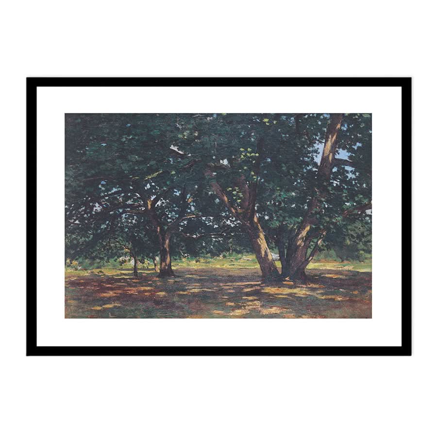 Forest of Fontainebleau by Claude Monet