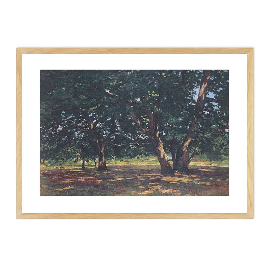 Forest of Fontainebleau by Claude Monet