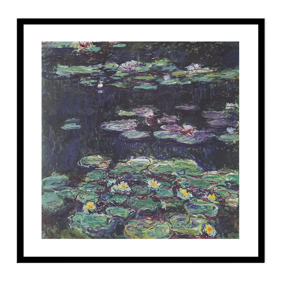 White and Yellow Waterlilies by Claude Monet