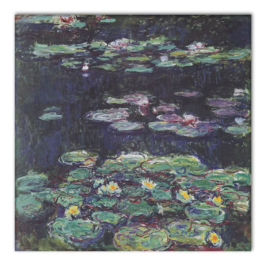 White and Yellow Waterlilies by Claude Monet