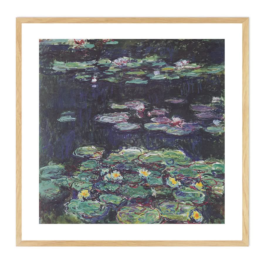 White and Yellow Waterlilies by Claude Monet