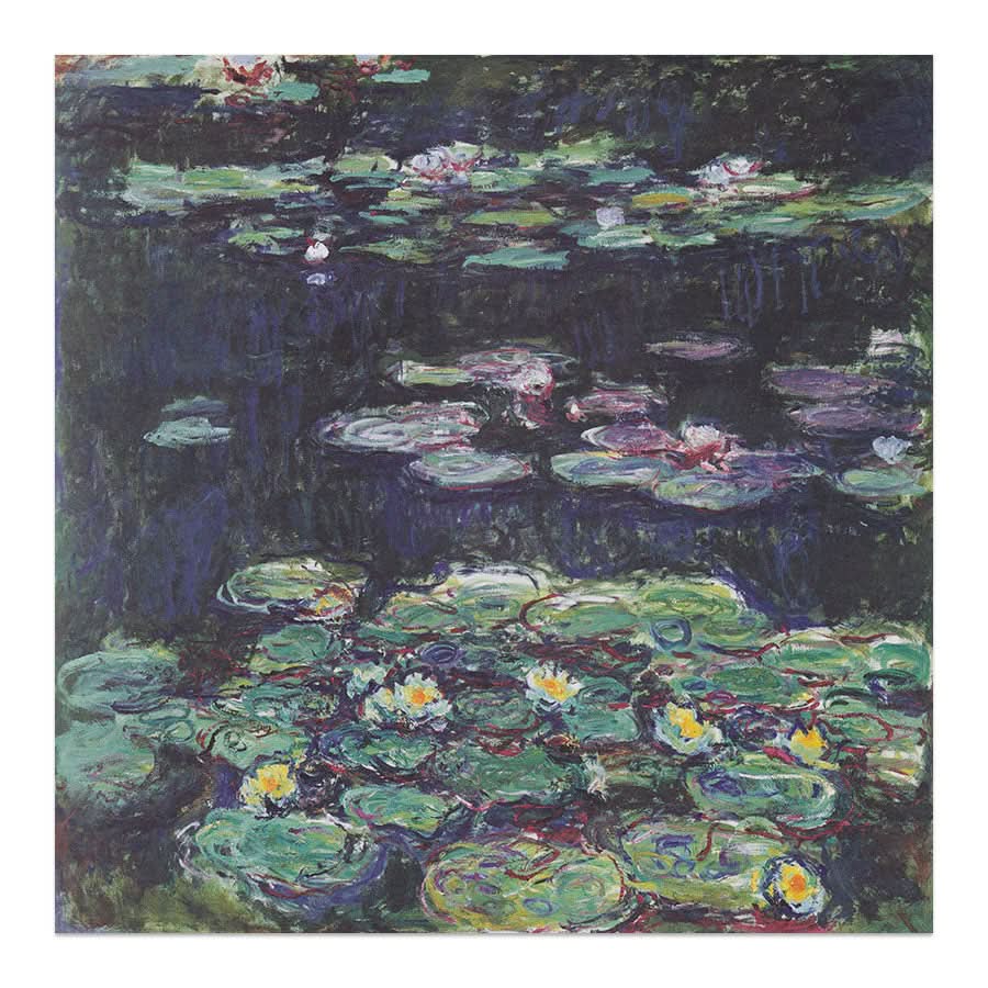 White and Yellow Waterlilies by Claude Monet