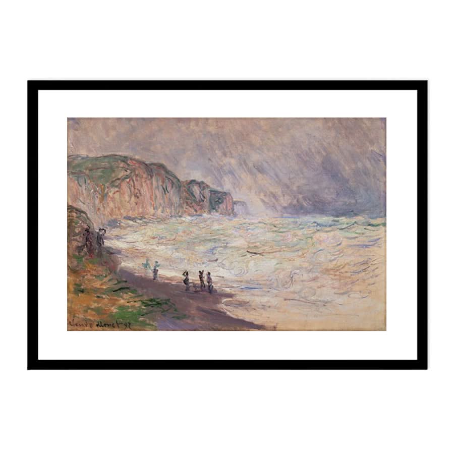 Heavy Sea at Pourville by Claude Monet