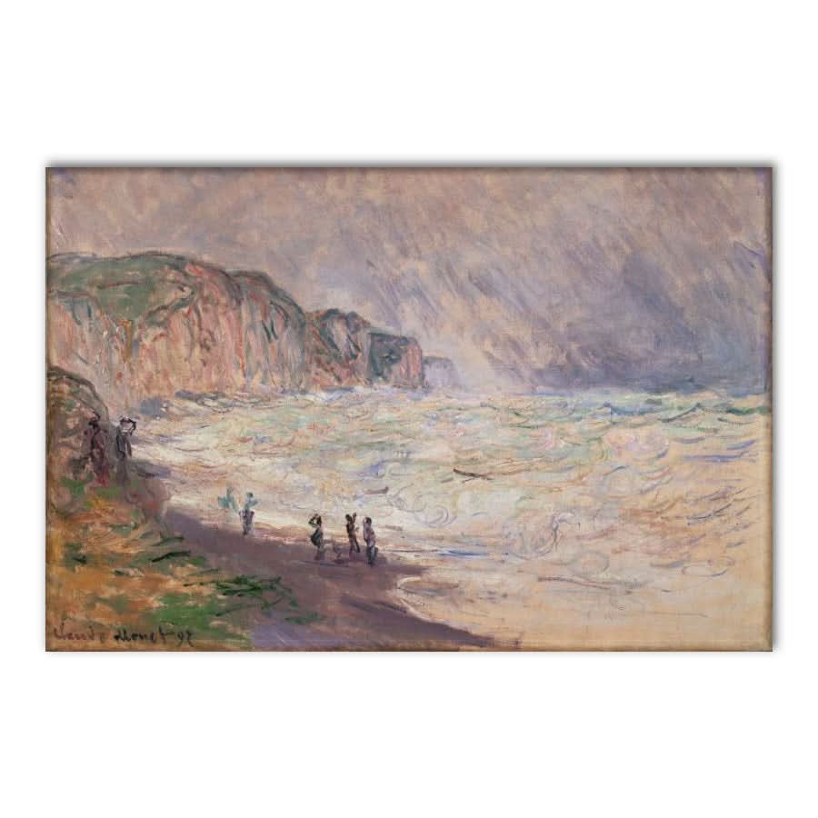Heavy Sea at Pourville by Claude Monet