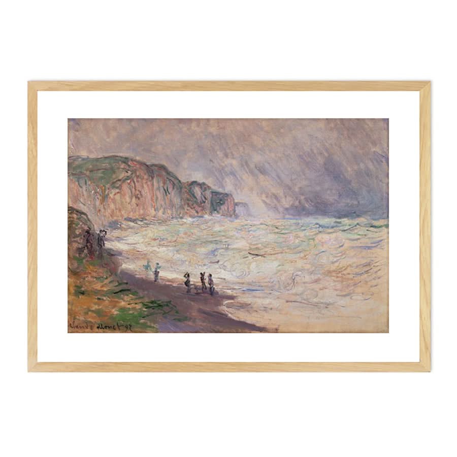 Heavy Sea at Pourville by Claude Monet