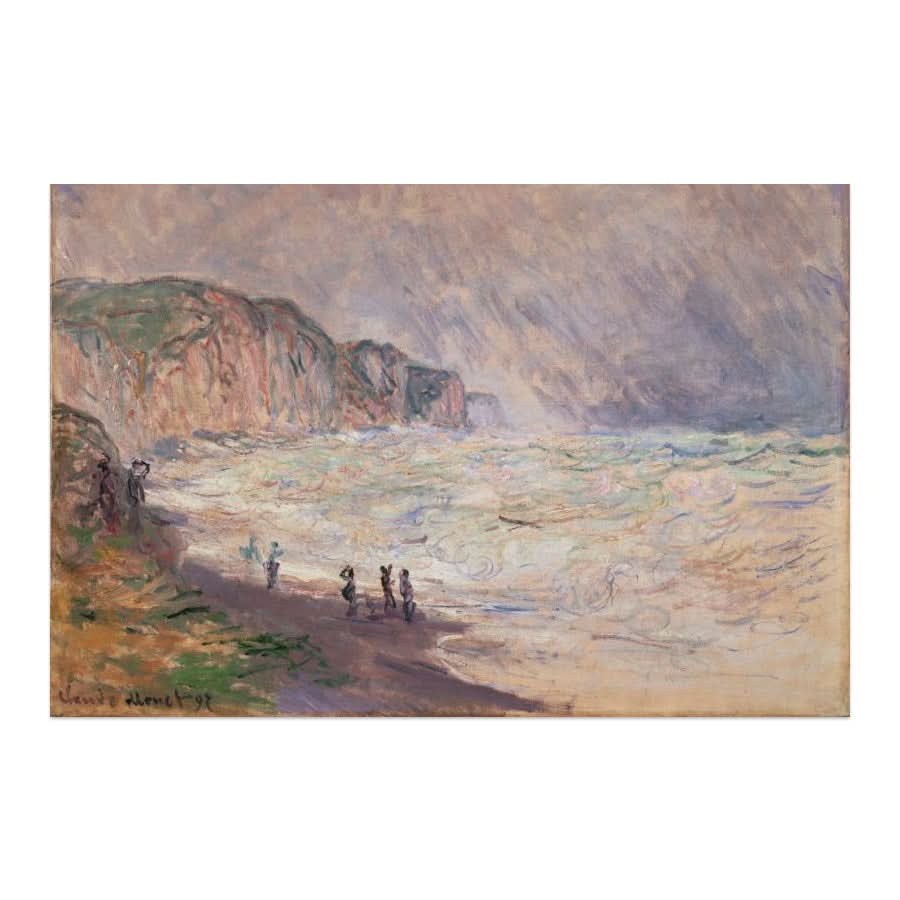 Heavy Sea at Pourville by Claude Monet