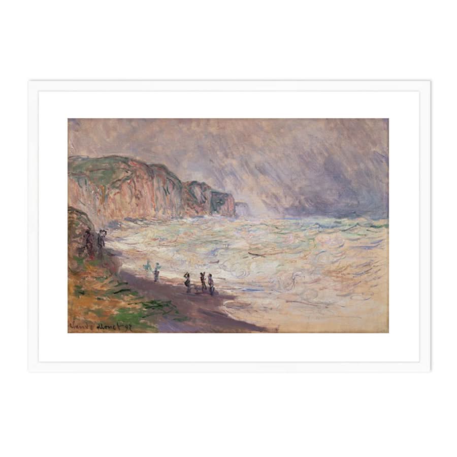 Heavy Sea at Pourville by Claude Monet