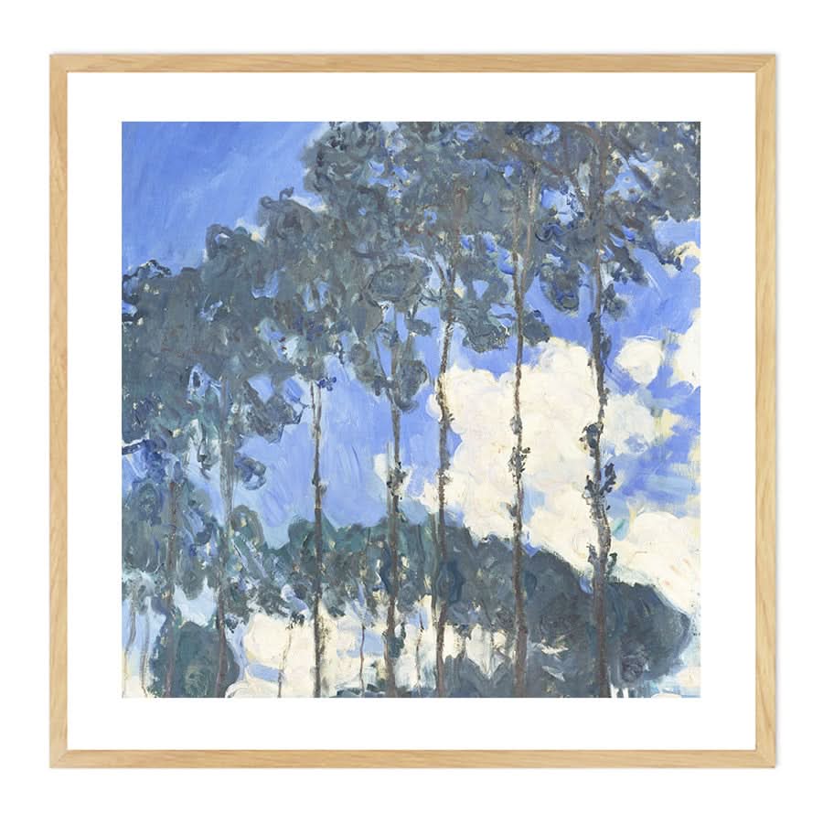 Poplars on the River Epte by Claude Monet