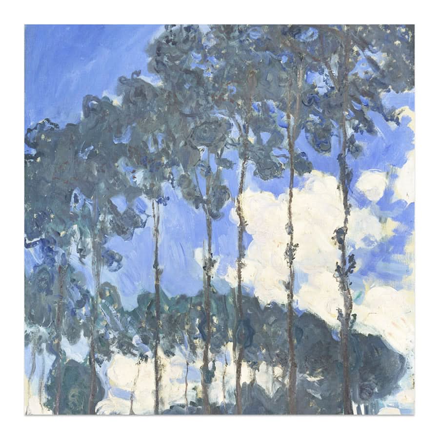 Poplars on the River Epte by Claude Monet