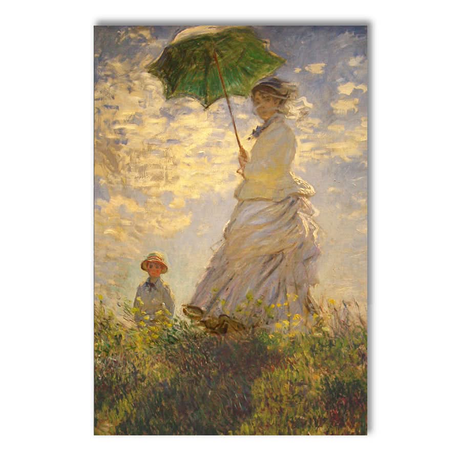 Woman with Umbrella by Claude Monet