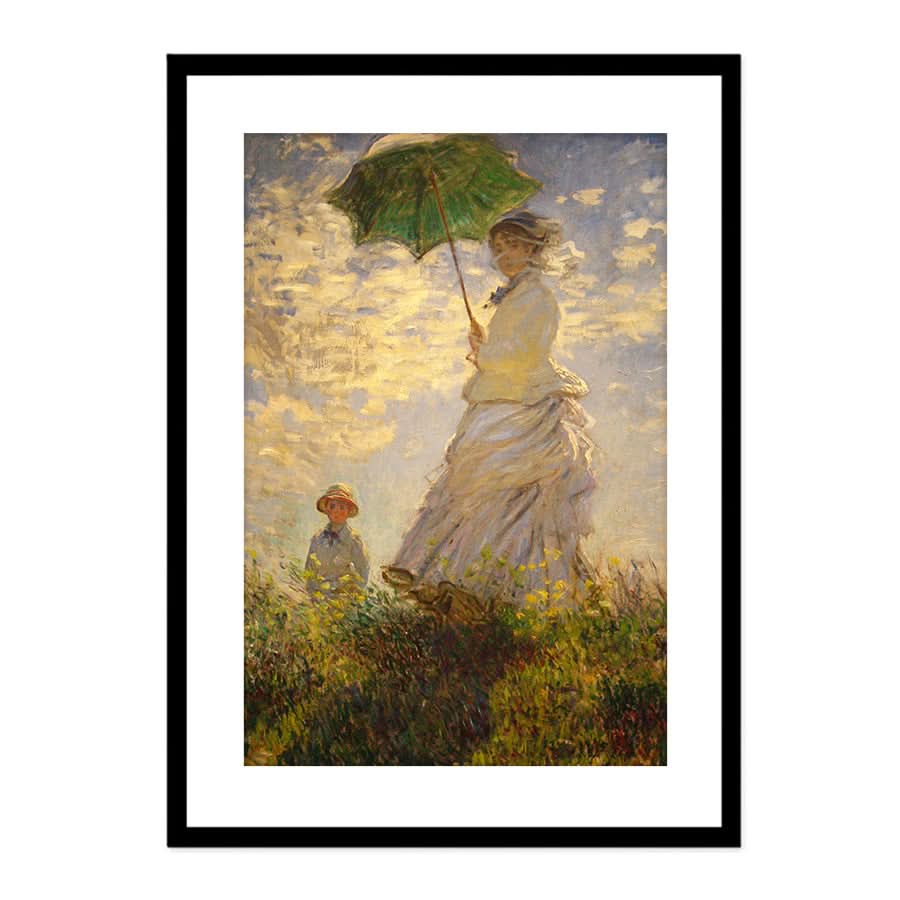 Woman with Umbrella by Claude Monet