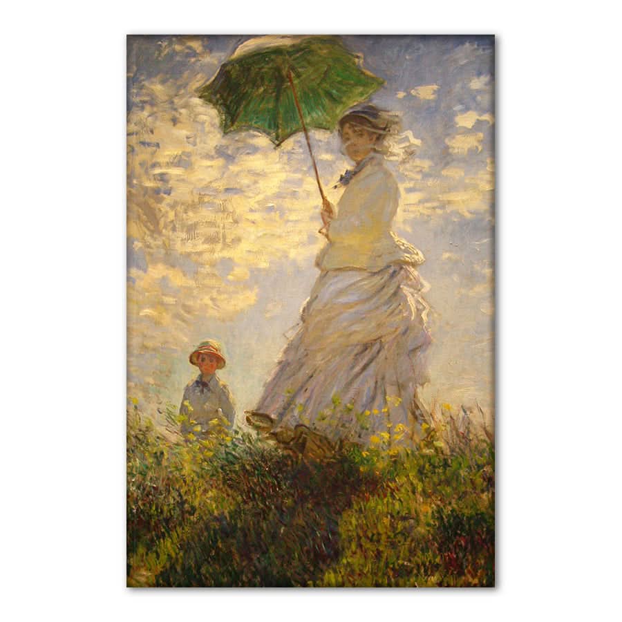 Woman with Umbrella by Claude Monet