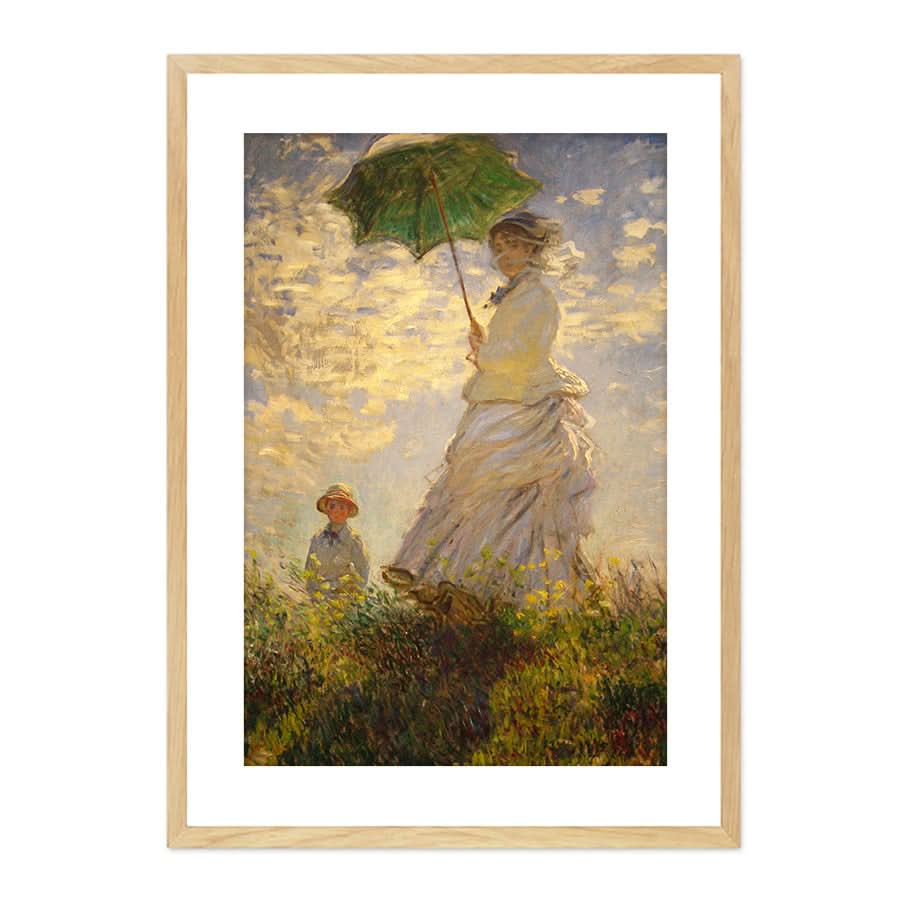 Woman with Umbrella by Claude Monet