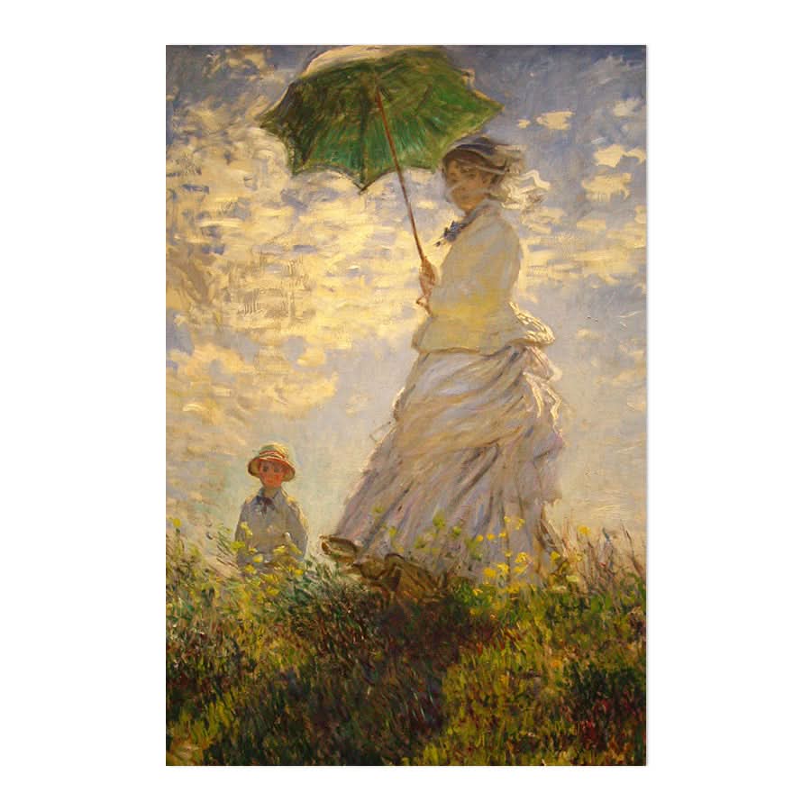 Woman with Umbrella by Claude Monet