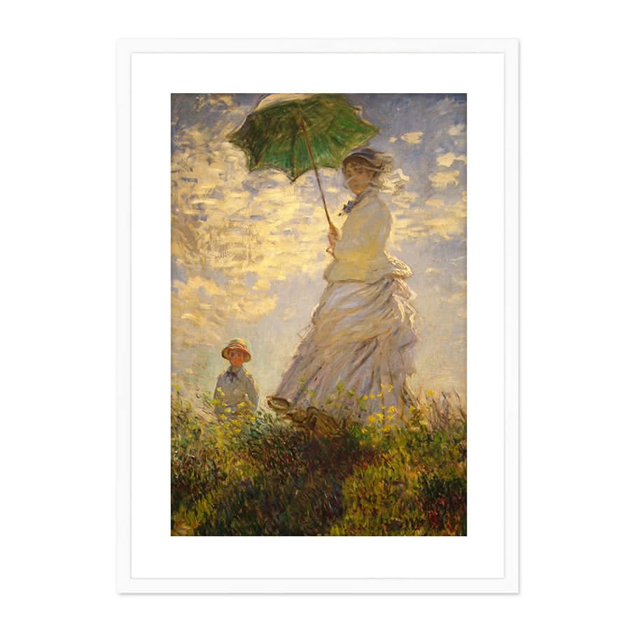 Woman with Umbrella by Claude Monet