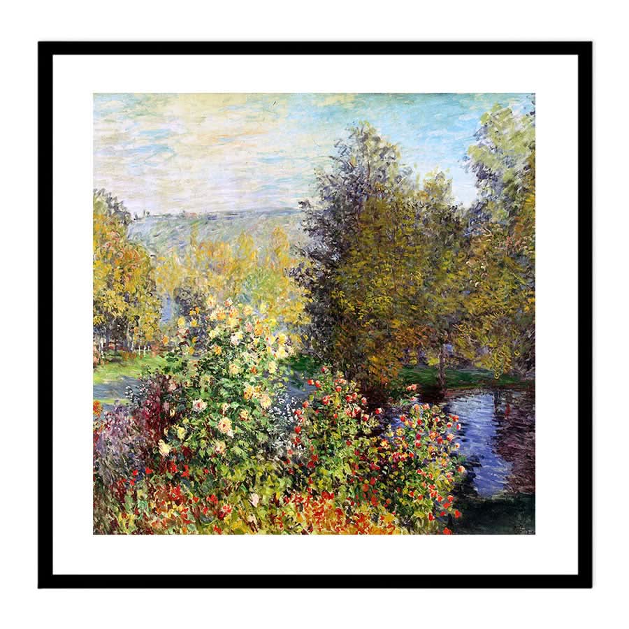 A Corner of the Garden at Montgeron by Claude Monet