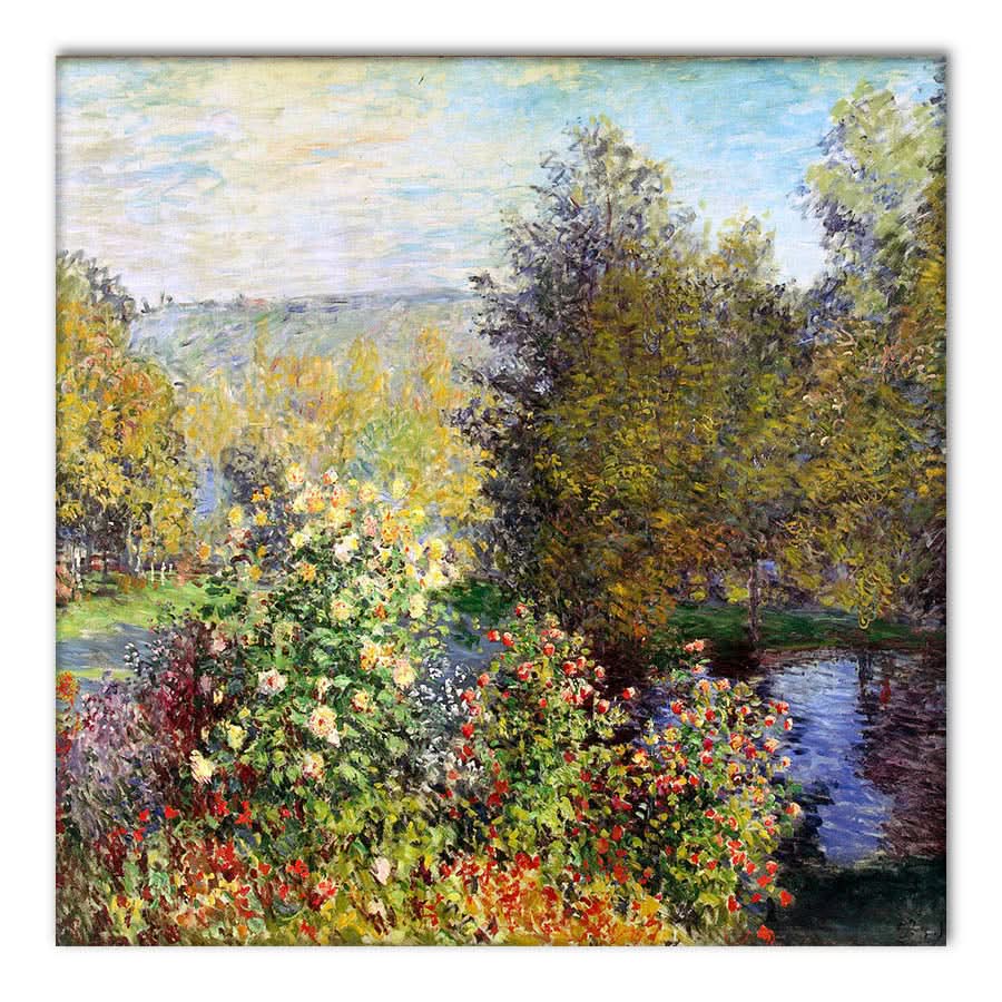 A Corner of the Garden at Montgeron by Claude Monet