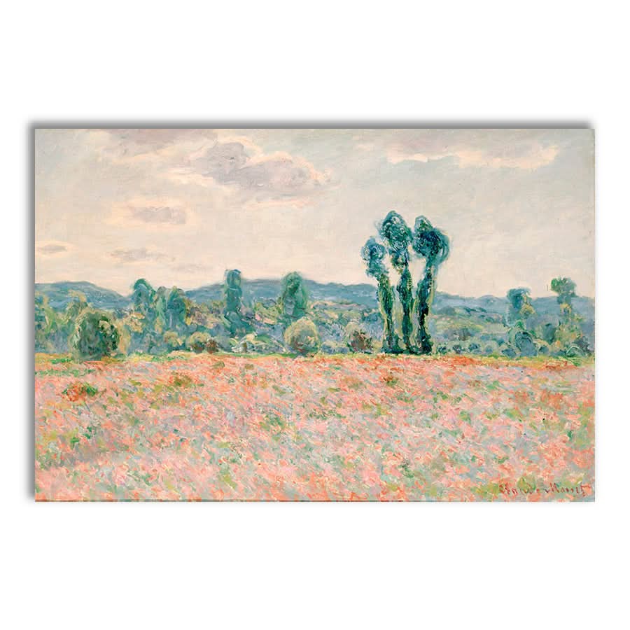 Poppy Field by Claude Monet