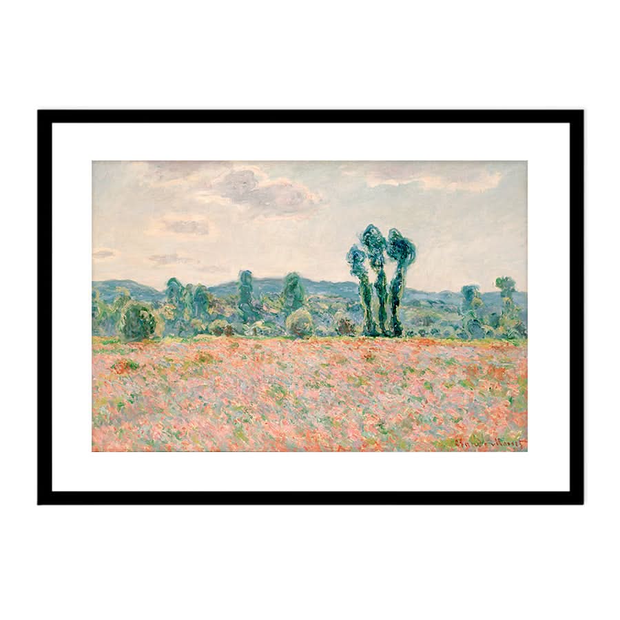 Poppy Field by Claude Monet