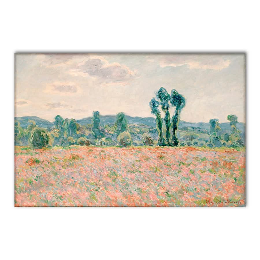 Poppy Field by Claude Monet